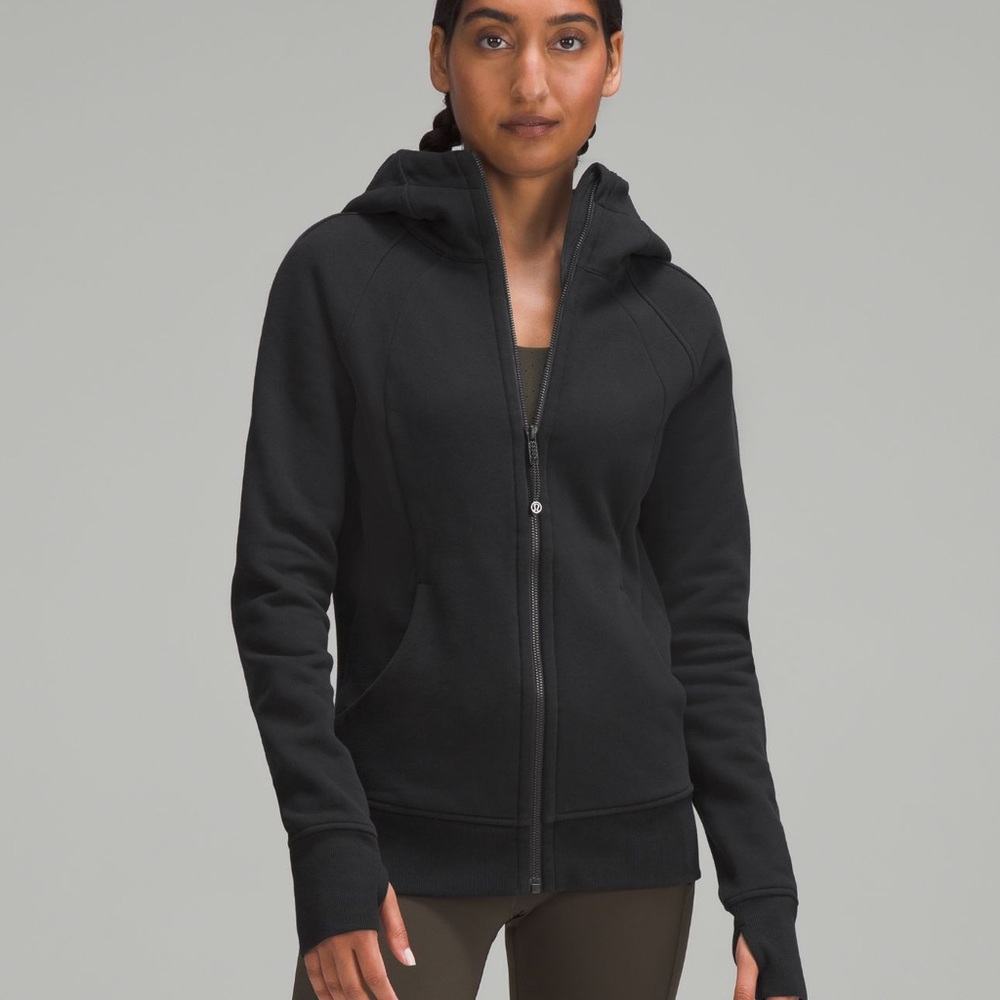 Lululemon Scuba Full Zip Hoodie in black